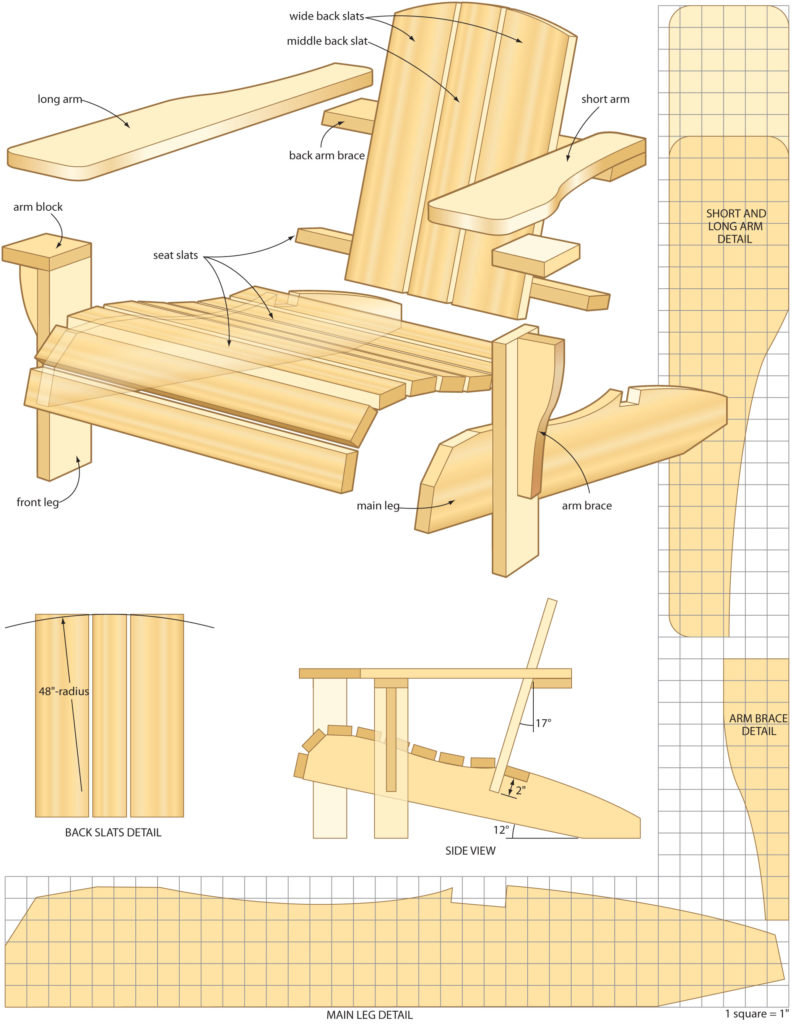 40 Free DIY Adirondack Chair Plans For Your Deck, Porch or ...
