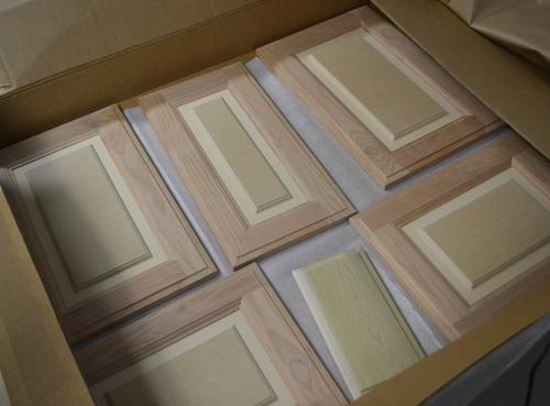 making kitchen cabinet doors into table