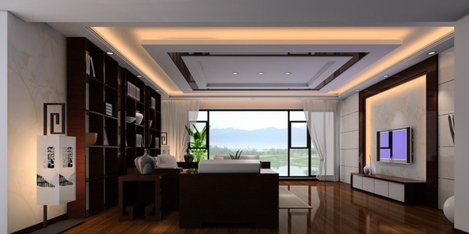 25 Elegant Ceiling Designs For Living Room – Home And Gardening Ideas
