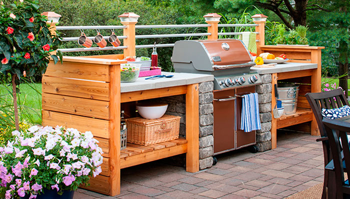 10 outdoor kitchen plans-turn your backyard into entertainment