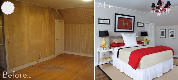 10 bedroom makeovers-transform a boring room into a stylish