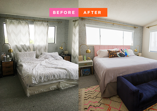 10 bedroom makeovers-transform a boring room into a stylish