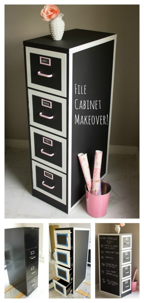 15 File Cabinet Makeovers Diy Ideas To Update An Old File Cabinet
