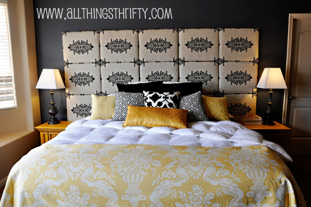 large Diy Fabric Headboard Ideas