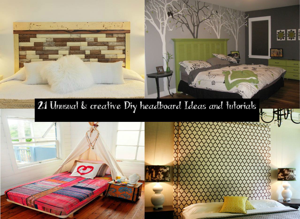 21 Creative DIY Headboard Ideas and Tutorials