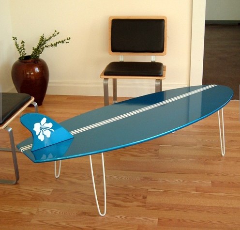 Surfboard Unique Coffee Table