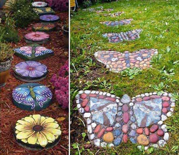 Butterfly Garden Path Idea