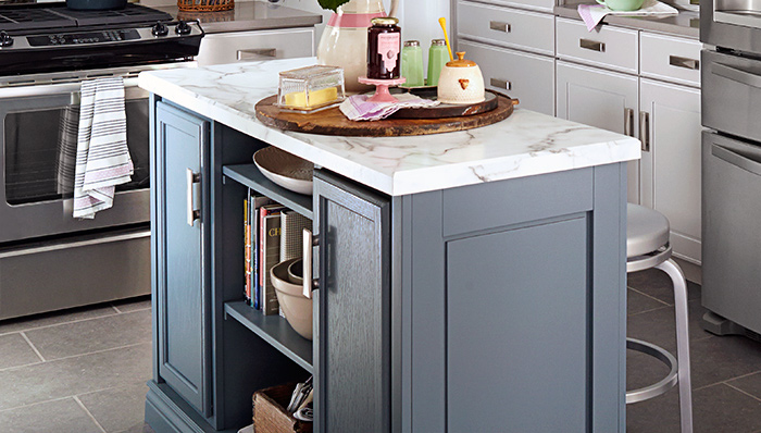 The Lowe’s DIY Kitchen Island Cabinets