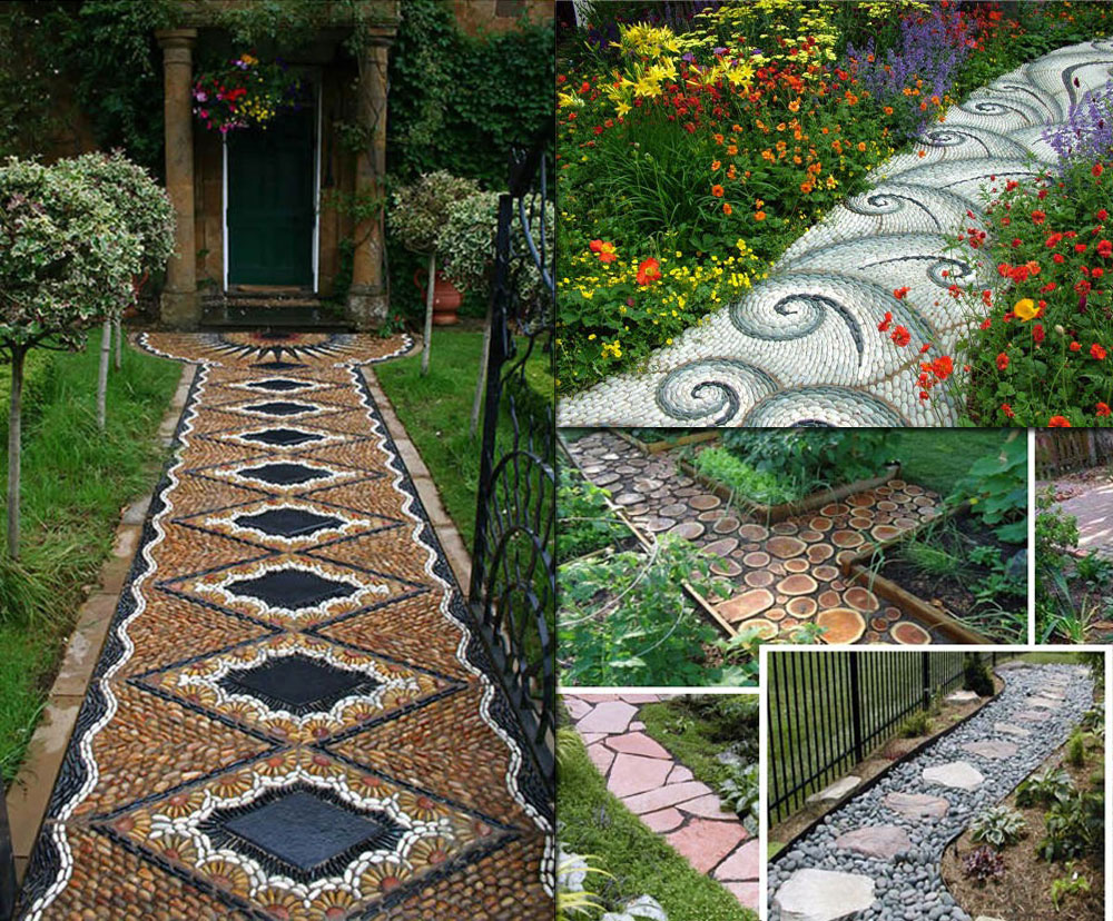 Garden Pathway Ideas along with Fixed