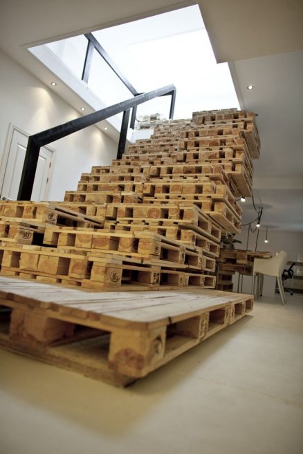 The DIY Wooden Staircase
