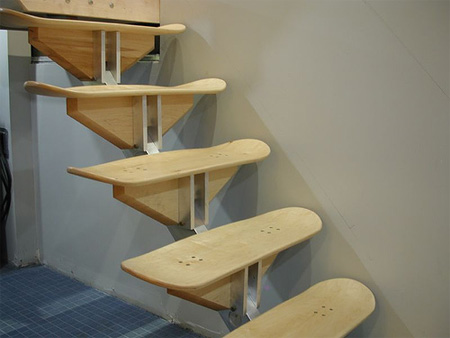 The Skateboard Staircase