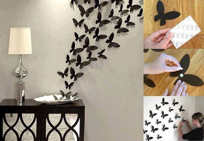Butterfly wall decor Idea