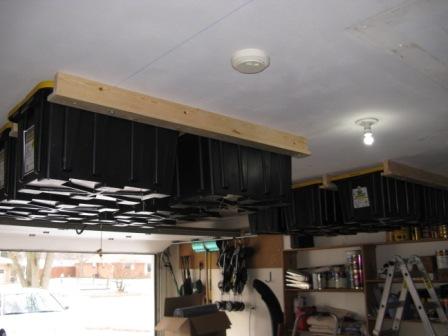 Overhead DIY Garage Storage