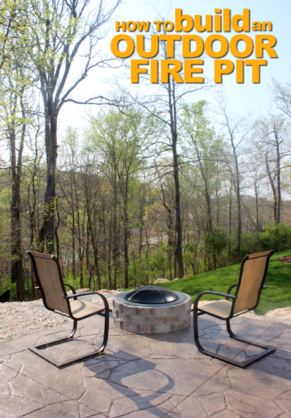 Make A Patio Fire Pit Under 125$
