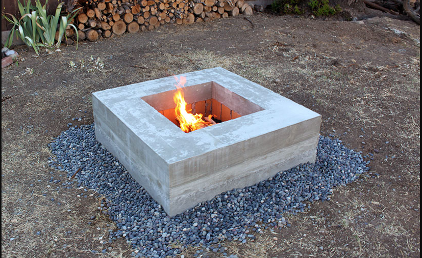 Pour a Concrete Fire Pit