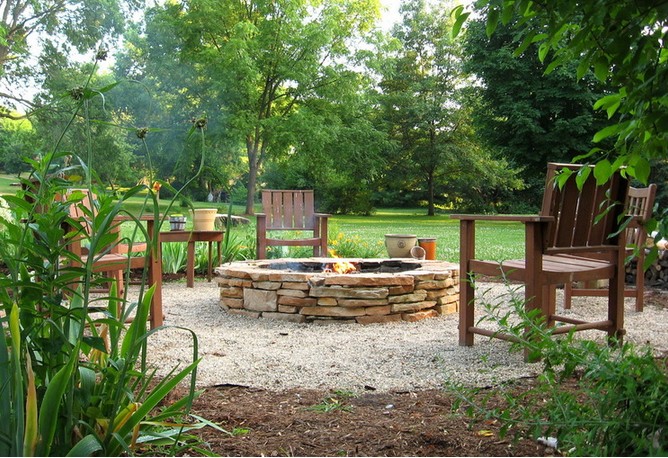 Stacked Stone DIY Fire Pit