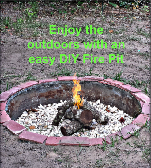 inexpensive diy fire pit