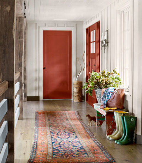 Hallway Decor Idea With Rustic Charm