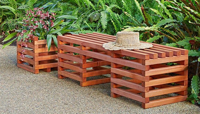 Crib Style Outdoor Bench Plans