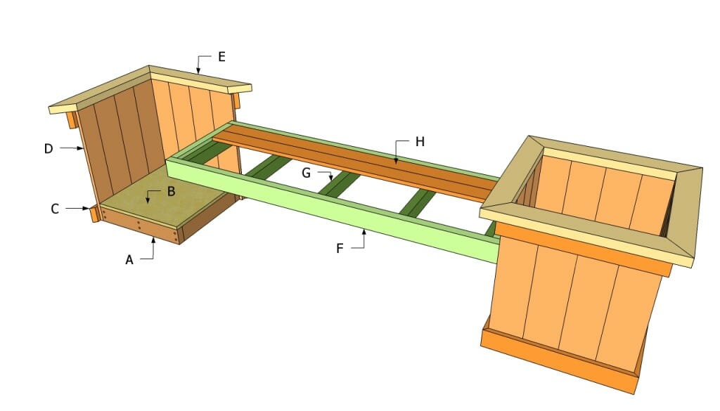 diy garden bench plans