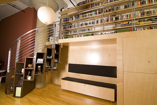 Modern Metallic Shelves