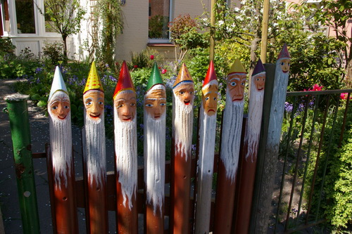 Painted Face Fence