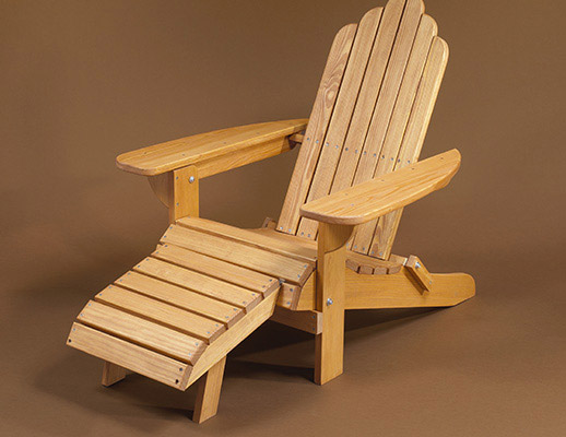 DIY Adirondack Chair With Feet-stand