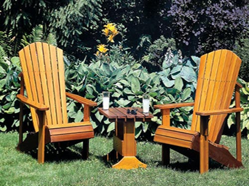 Adirondack Chair and Table
