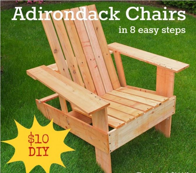  DIY Adirondack Chair For Summer