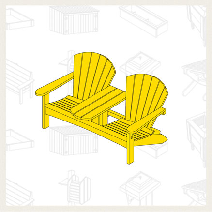 Build a Double Adirondack Chair