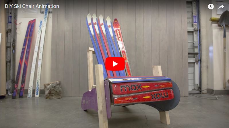 Build an Adirondack Chair Out of Skis