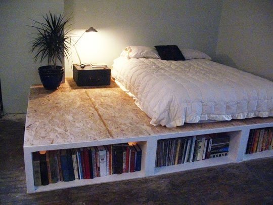 15 Diy Platform Beds That Are Easy To, Diy King Platform Bed With Storage Underneath
