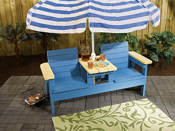 DIY Side By Side Patio Chair
