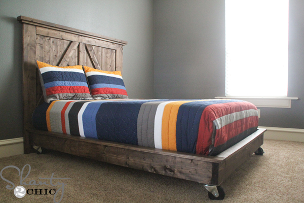 Easy To Build Platform Bed On Wheels