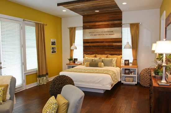 Contemporary Style master bedroom