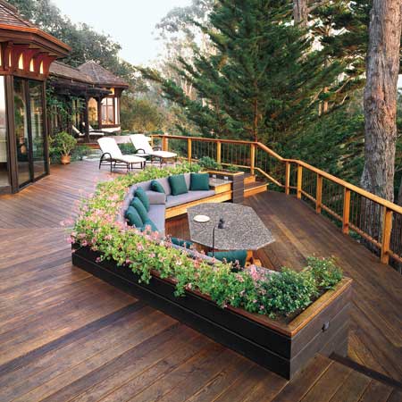 backyard deck