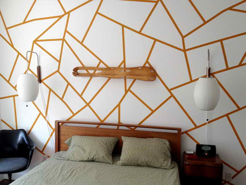 Geometric Pattern Wall Painting Ideas
