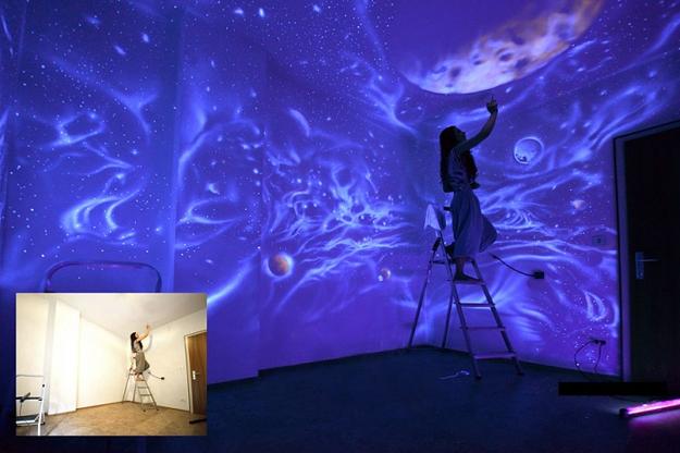 celestial wall painting images