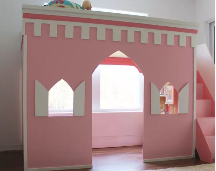 Build A Princess Castle Loft Bed
