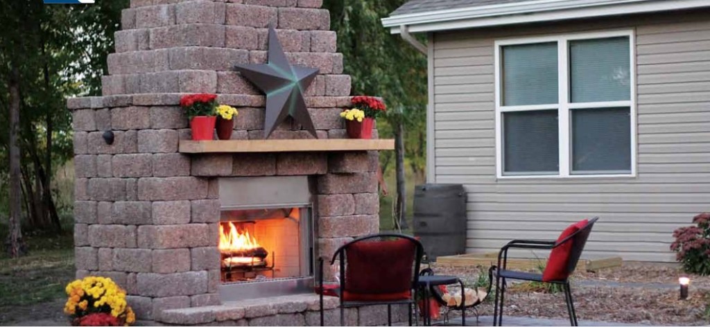 Keystone Outdoor Fireplace Plan
