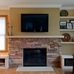 brick fireplace makeover