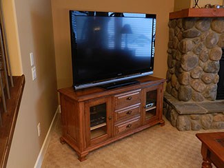 classic style media cabinet