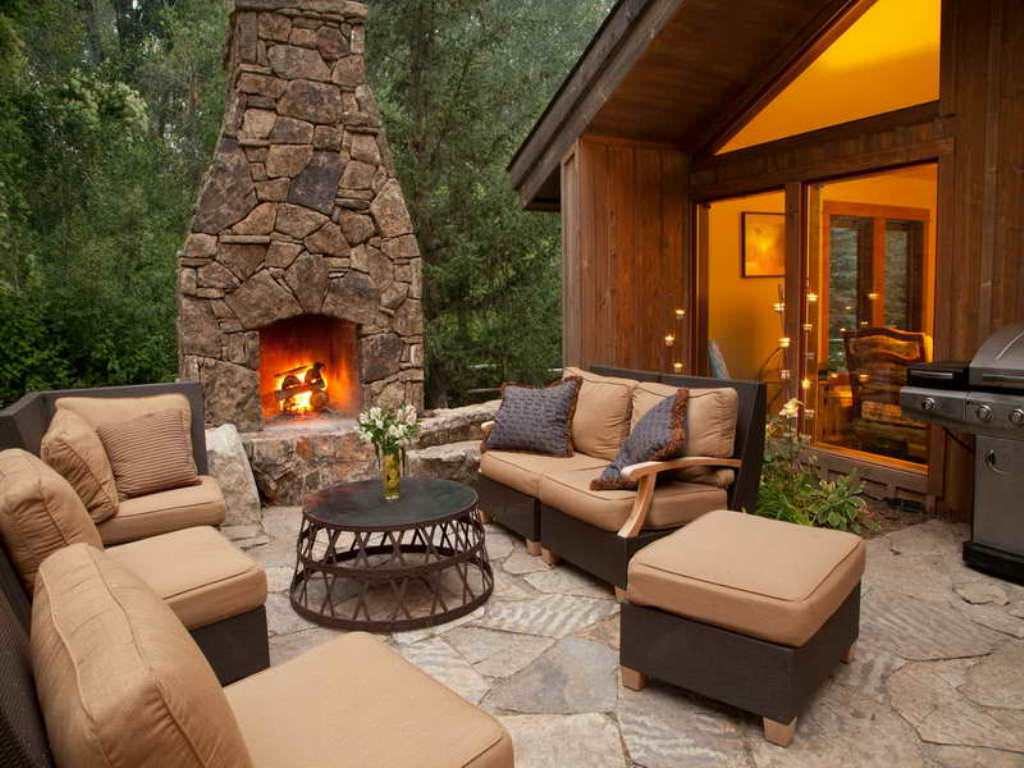 fireplace on your patio