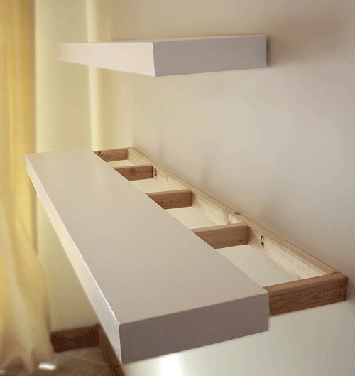 DIY Floating Shelves For Wall