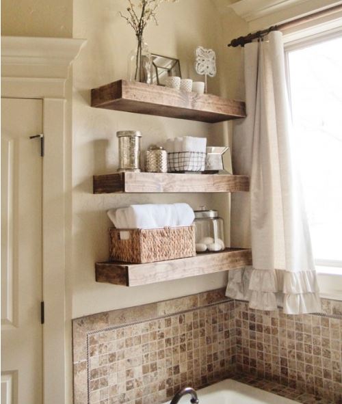 thick and sturdy diy floating shelves
