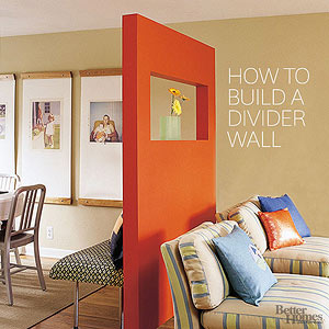 Free Standing Wall As a Room Divider