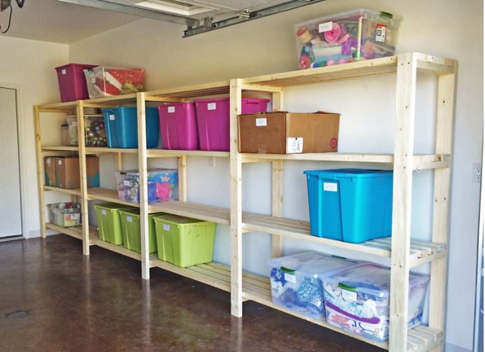 20 DIY Garage Shelves To Meet Your Storage Needs