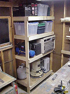 Heavy Duty DIY Garage Shelves