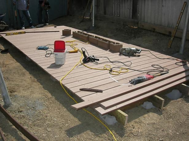 Ground Level DIY Deck