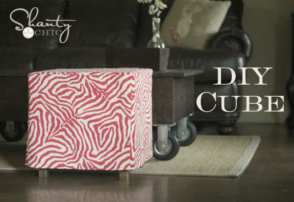 Cube Style DIY Ottoman